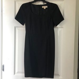 MICHAEL Michael Kors Black belted suit dress